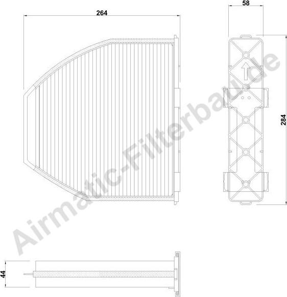 Airmatic IF1821 - Filtr, daxili hava furqanavto.az