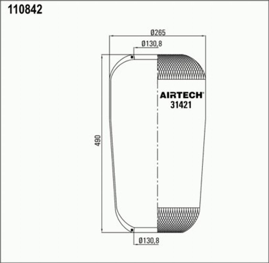 Airtech 31421 - Körük, pnevmatik asqı furqanavto.az