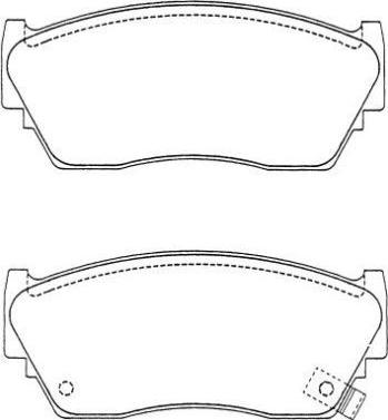 AISIN ASN-209W - Əyləc altlığı dəsti, əyləc diski furqanavto.az