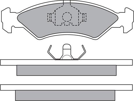 AISIN ASN-2128 - Əyləc altlığı dəsti, əyləc diski furqanavto.az