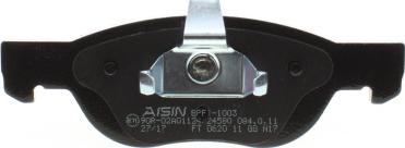 AISIN BPFI-1003 - Əyləc altlığı dəsti, əyləc diski furqanavto.az
