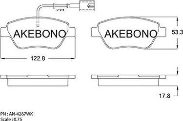 BENDIX 573074 B - Əyləc altlığı dəsti, əyləc diski furqanavto.az