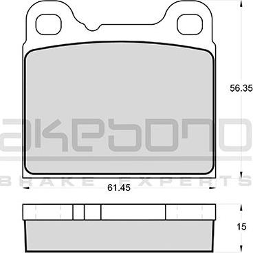 BENDIX 571417B - Əyləc altlığı dəsti, əyləc diski furqanavto.az