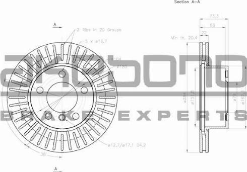 Akebono BN-0098E - Əyləc Diski furqanavto.az