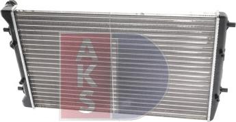 AKS Dasis 490004N - Radiator, mühərrikin soyudulması furqanavto.az