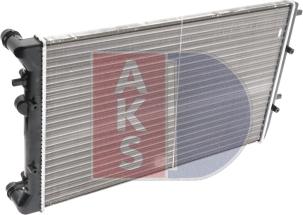 AKS Dasis 490004N - Radiator, mühərrikin soyudulması furqanavto.az