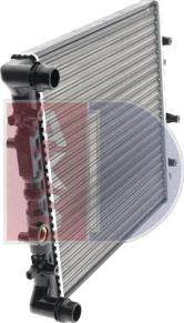 AKS Dasis 491120N - Radiator, mühərrikin soyudulması furqanavto.az