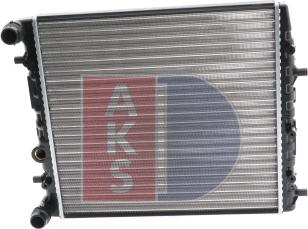 AKS Dasis 491120N - Radiator, mühərrikin soyudulması furqanavto.az