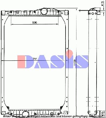 AKS Dasis 460000N - Radiator, mühərrikin soyudulması furqanavto.az