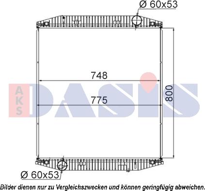 AKS Dasis 400010S - Radiator, mühərrikin soyudulması furqanavto.az