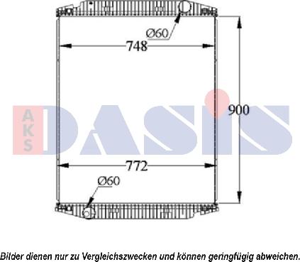 AKS Dasis 400011S - Radiator, mühərrikin soyudulması furqanavto.az