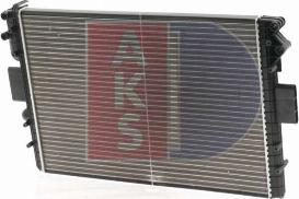 AKS Dasis 400820N - Radiator, mühərrikin soyudulması furqanavto.az