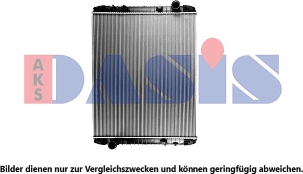 AKS Dasis 400220SXV - Radiator, mühərrikin soyudulması furqanavto.az