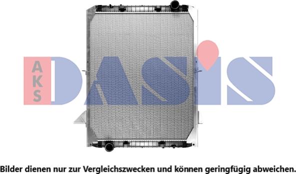 AKS Dasis 400220X - Radiator, mühərrikin soyudulması furqanavto.az