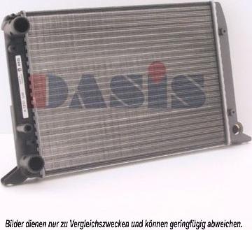 AKS Dasis 480490N - Radiator, mühərrikin soyudulması furqanavto.az