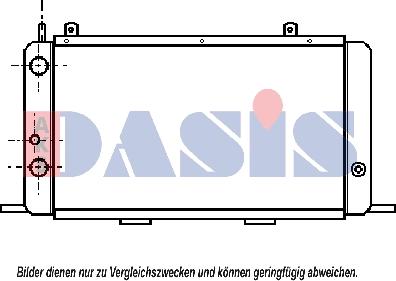 AKS Dasis 480009N - Radiator, mühərrikin soyudulması furqanavto.az