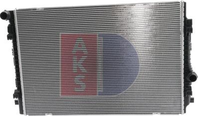 AKS Dasis 480020N - Radiator, mühərrikin soyudulması furqanavto.az