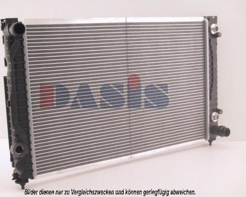 AKS Dasis 480360N - Radiator, mühərrikin soyudulması furqanavto.az