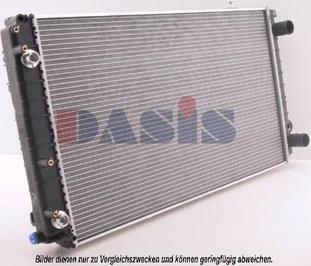 AKS Dasis 480380N - Radiator, mühərrikin soyudulması furqanavto.az