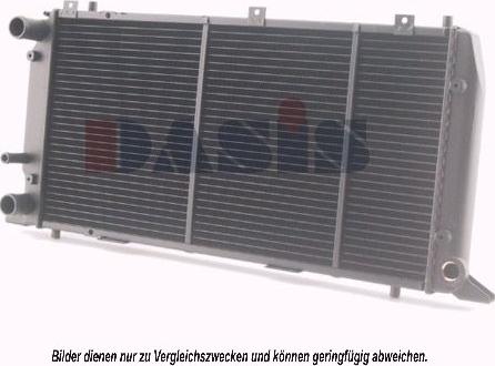 AKS Dasis 481060N - Radiator, mühərrikin soyudulması furqanavto.az