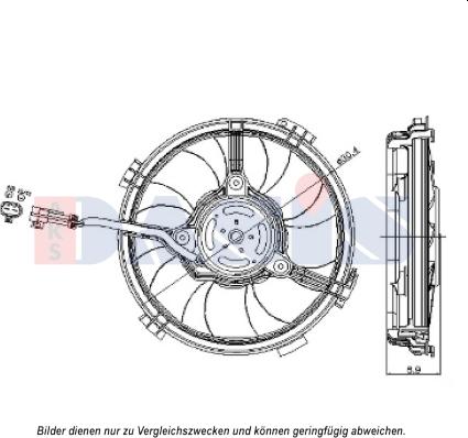 AKS Dasis 488031N - Fen, radiator furqanavto.az