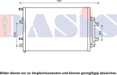 AKS Dasis 482028N - Radiator, mühərrikin soyudulması furqanavto.az