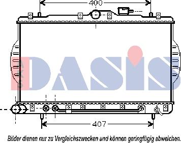 AKS Dasis 560004N - Radiator, mühərrikin soyudulması furqanavto.az