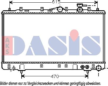 AKS Dasis 560013N - Radiator, mühərrikin soyudulması furqanavto.az