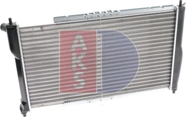 AKS Dasis 510080N - Radiator, mühərrikin soyudulması furqanavto.az