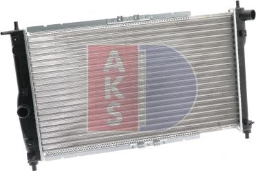 AKS Dasis 510080N - Radiator, mühərrikin soyudulması furqanavto.az