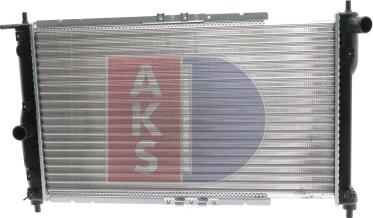 AKS Dasis 510080N - Radiator, mühərrikin soyudulması furqanavto.az