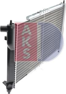 AKS Dasis 510080N - Radiator, mühərrikin soyudulması furqanavto.az