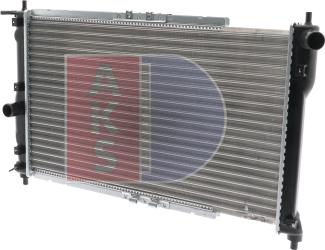 AKS Dasis 510080N - Radiator, mühərrikin soyudulması furqanavto.az