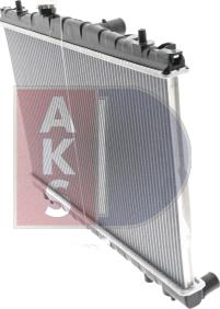 AKS Dasis 510025N - Radiator, mühərrikin soyudulması furqanavto.az