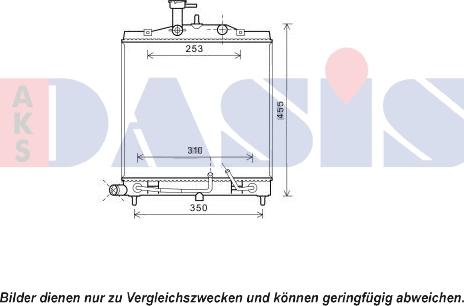 AKS Dasis 510142N - Radiator, mühərrikin soyudulması furqanavto.az