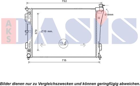 AKS Dasis 510179N - Radiator, mühərrikin soyudulması furqanavto.az