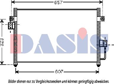 AKS Dasis 512026N - Kondenser, kondisioner furqanavto.az