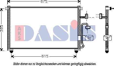 AKS Dasis 512023N - Kondenser, kondisioner furqanavto.az