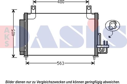 AKS Dasis 512078N - Kondenser, kondisioner furqanavto.az