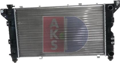 AKS Dasis 520660N - Radiator, mühərrikin soyudulması furqanavto.az