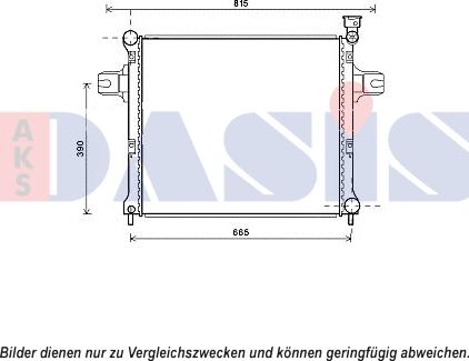 AKS Dasis 520132N - Radiator, mühərrikin soyudulması furqanavto.az