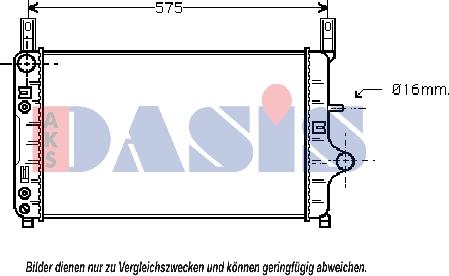 AKS Dasis 090900N - Radiator, mühərrikin soyudulması furqanavto.az