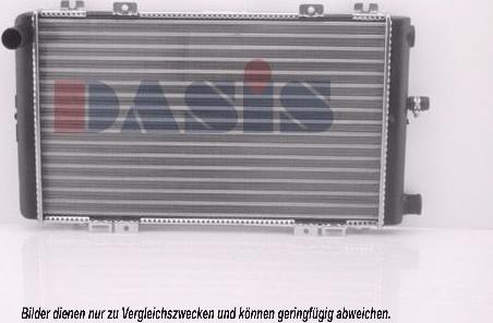 AKS Dasis 090490N - Radiator, mühərrikin soyudulması furqanavto.az