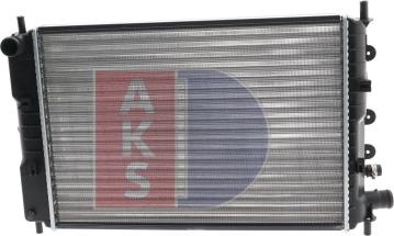 AKS Dasis 090600N - Radiator, mühərrikin soyudulması furqanavto.az