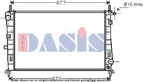 AKS Dasis 090043N - Radiator, mühərrikin soyudulması furqanavto.az