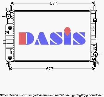 AKS Dasis 090068N - Radiator, mühərrikin soyudulması furqanavto.az
