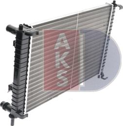 AKS Dasis 090017N - Radiator, mühərrikin soyudulması furqanavto.az