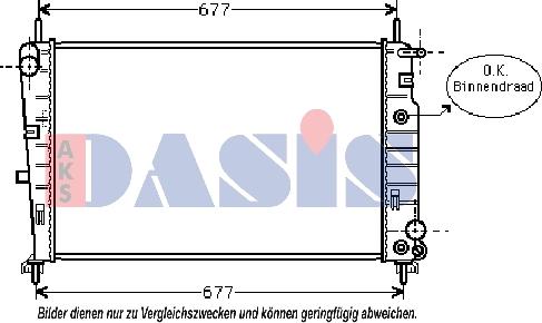 AKS Dasis 090031N - Radiator, mühərrikin soyudulması furqanavto.az