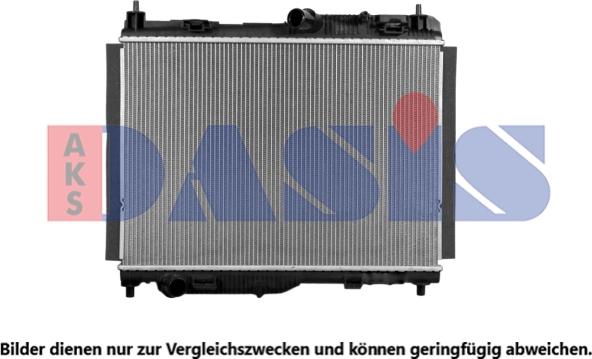 AKS Dasis 090154N - Radiator, mühərrikin soyudulması furqanavto.az