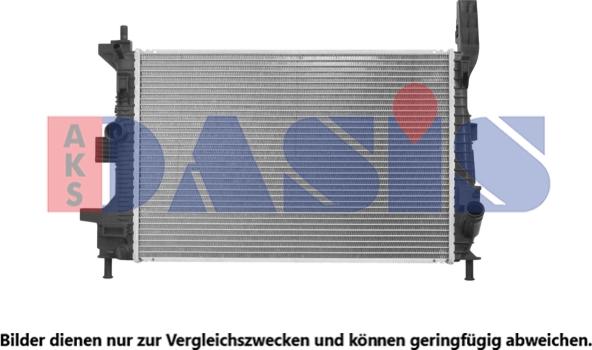 AKS Dasis 090128N - Radiator, mühərrikin soyudulması furqanavto.az